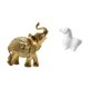 thumbnail image 5 of Estatua De Elefante Y Caballo De Porcelana, Artesanía De Resina, Escultura De Animal, Figura Decorativa, Adorno De Mesa Para Estante, Dormitorio, Escritorio, Sala De Estar, Interior, Oficina,, 5 of 8