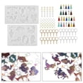 thumbnail image 3 of DIY de resina de constelaciones decorativo duradero reutilizable llavero Silicona para tobillera, 3 of 8