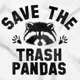 thumbnail image 2 of Save Trash Pandas Funny Raccoon Pun Unisex Fleece Graphic Zip Up Hoodie Brisco Brands 3X, 2 of 5