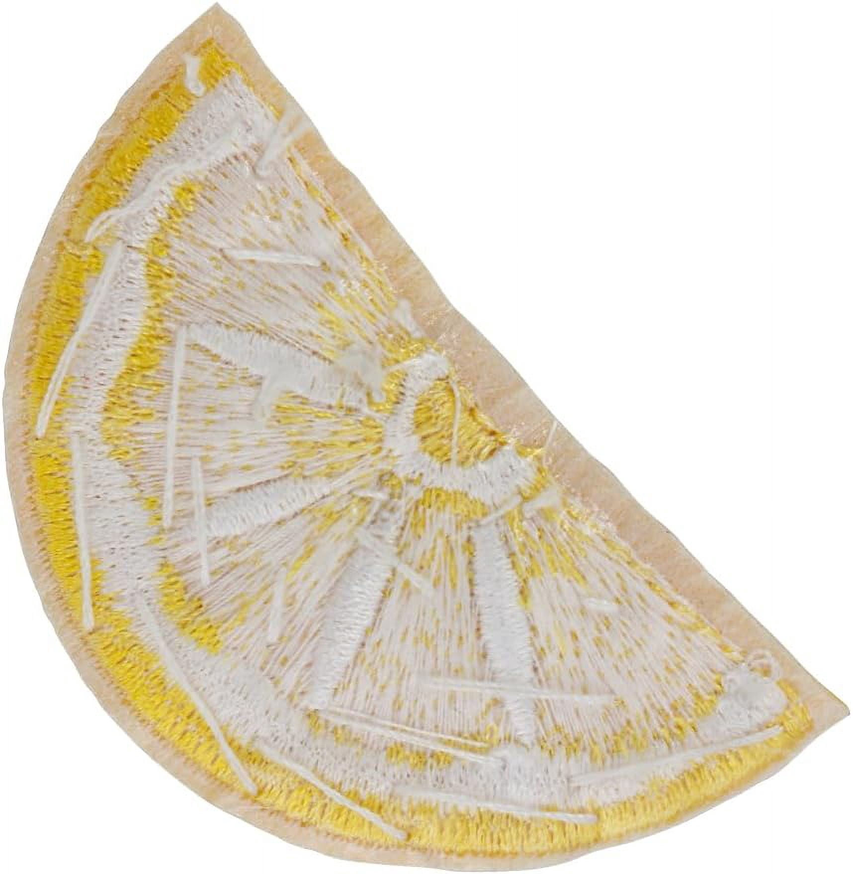 2PCS Fruits Beaded Sew on Patches Lemon Orange Cherry Sequins Rhinestone Sew on Embroidery Beaded Emblem DIY Costume Craft Applique (E)