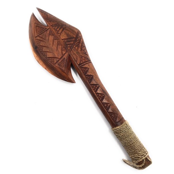 Throwing Axe Fijian Club 20" Acacia Wood War Club bla6059