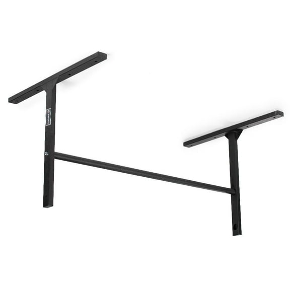 Titan Fitness Medium Wall Mount or 9' Ceiling Stud Mounted Pull-Up Bar, 500 LB Capacity, 15" or 23" Adjustable Height