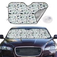thumbnail image 2 of Fotbe Modern Industry Car Windshield Sunshade | Sun Visor Protector Front Window Shade, Keeps Out UV Rays, Keeps Your Vehicle Cool-Small, 2 of 7
