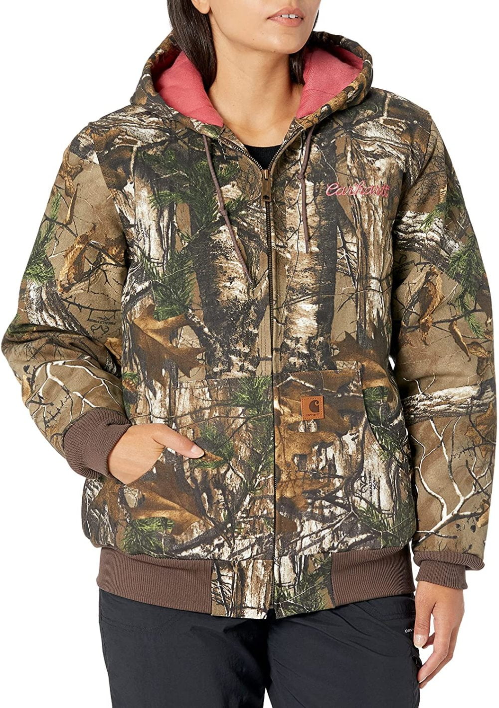 carhartt flannel hooded jacket