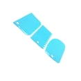 thumbnail image 3 of Moyic Espátula para hornear de 3 piezas, cocina, postre, bricolaje, crema para pasteles, decoración de pasteles más suave, lavable, reutilizable, Herramientas y accesorios para hornear Azul Moyic JJ15908-02, 3 of 3