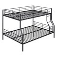 thumbnail image 5 of Harper & Bright Designs Full XL Over Queen Metal Bunk Bed, Black, 5 of 9