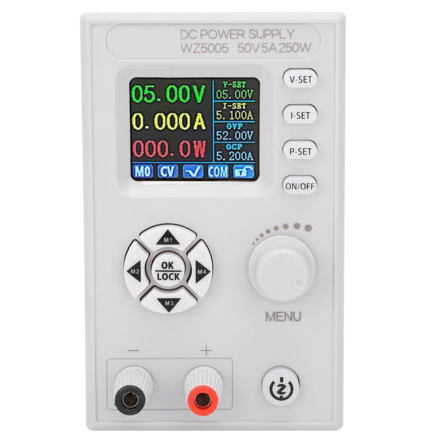 Fuente de alimentación regulada por CC Control digital Pantalla LCD ajustable Pantalla de 4 dígitos CC 6-55 V WZ5005