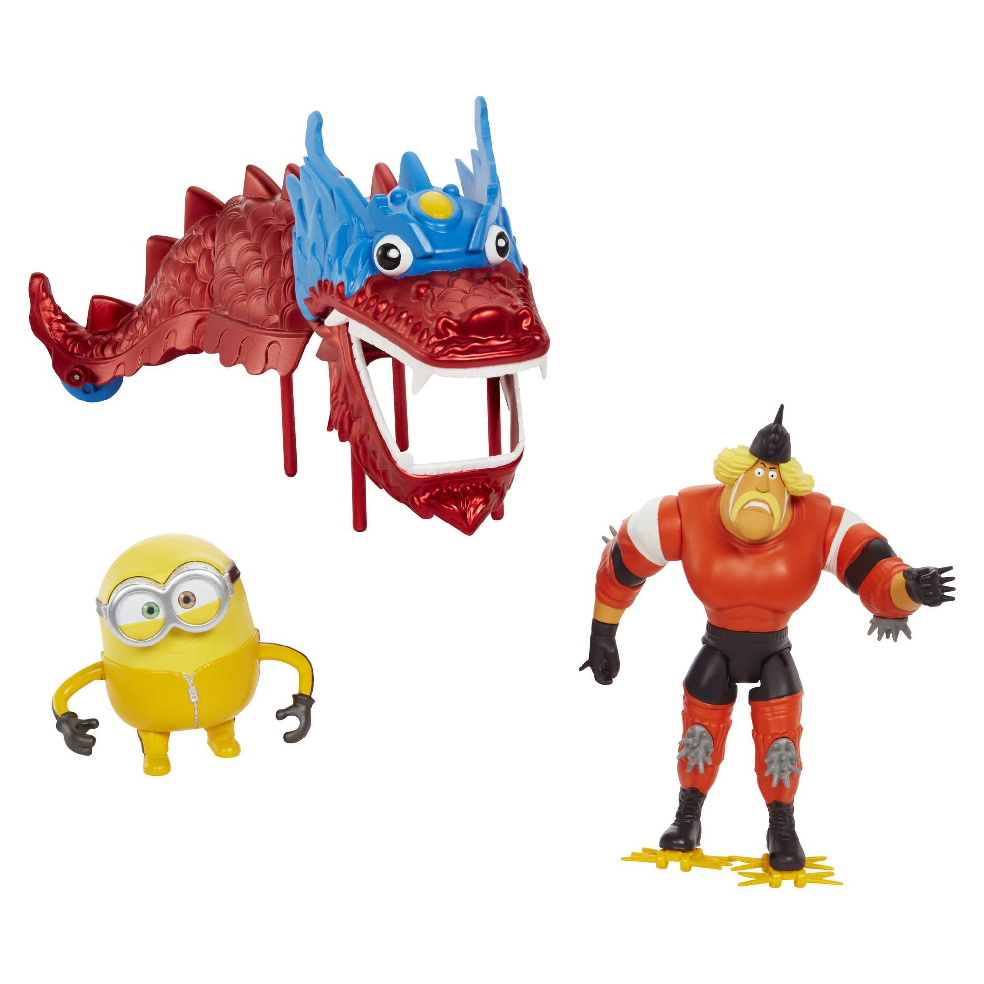 Minions 2: Cattivissimo Me All'arrembaggio! Action Figure Kevin Con Lanciaformaggio - Giocattolo Altezza 10 Cm Con Pulsanti E Proiettile, Regalo Bambini 4+ Anni - 3