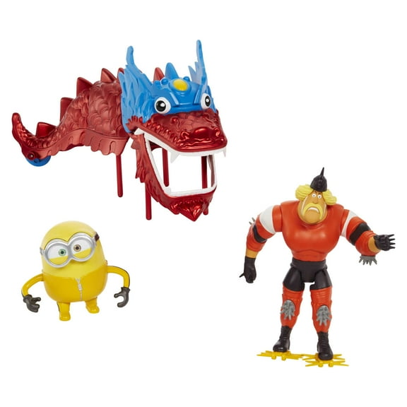 Minions Dragon Disguise Dragon Story Pack Action Figure Two-Pack For Kids Ages 4 And Up