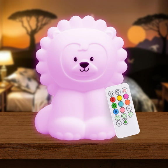 LumiPets Lion LED Night Light