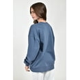 thumbnail image 2 of Sudadera Oversize Montauk Roman Fashion /Juvenil, 3846 (Azul petroleo) azul petroleo CH, 2 of 4
