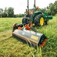 thumbnail image 2 of Titan Attachments 57" offset Flail Ditch Bank Mower Attachment for Cat 1 Tractors 25-50HP, 2 of 10