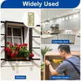 thumbnail image 5 of Uxcell 6Pcs 3x1.4 Pulgadas Bisagras de Puerta No Mortaja Sin Ruido Bisagras Plegables para Muebles de Gabinete Ventana Armario, 5 of 5