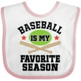 thumbnail image 3 of Inktastic Baseball is My Favorite Season Boys or Girls Baby Bib, 3 of 4