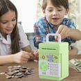 thumbnail image 6 of Piggy Bank Cash Coin Can ATM Bank, Electronic Coin Money Saving Bank for Children, Boys Girls Best Gift (Dinosaur), 6 of 7