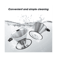 thumbnail image 4 of Stainless Steel Cone Coffee Dripper, Slow Drip Coffee Filter, Paperless and Reusable, y12620, 4 of 7