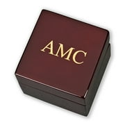 Personalized Monogrammed Wooden Jewelry Box W/ Clock & Compass