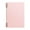 Pink, variant on LJMsdf Detachable Loose-Leaf Notebook Thick Smooth Paper Macaron Color Student Stationery 10.03×7.12in