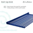 thumbnail image 5 of 20 x 12 " Kitchen Sink Grid, Navy Blue, 5 of 6