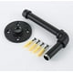 thumbnail image 3 of Soporte para papel higiénico IMQOQ, tubo de hierro metálico vintage, negro mate, 3 of 9