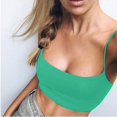 thumbnail image 3 of TODOZO Women's Crop Top Cami Camisole Summer Women Slim Sleeveless Backless Spaghetti Strap Tank Top Cute Y2K Scoop Neck Cami Tops Basic Going Out Crop Shirt Green S, 3 of 6