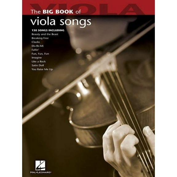 The Big Book of Viola Songs (Paperback) by Hal Leonard Corp (Creator)