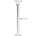 thumbnail image 2 of Split Cotter Pin -5mm x 80mm 304 Stainless Steel 2-Prongs Silver Tone 2Pcs, 2 of 5