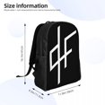 thumbnail image 4 of PNL QLF Logo Travel Backpack Men Women School Laptop Bookbag French Rapper Mushic Student Daypack Bags, 4 of 5