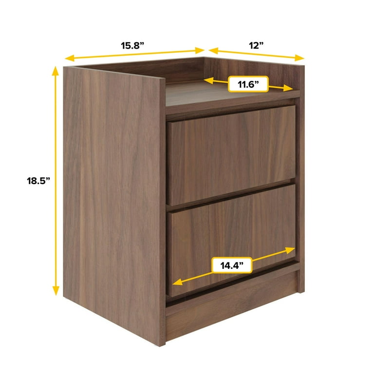 Boyd Sleep Adagio Mid Century Modern Low Profile Nightstand