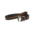 thumbnail image 2 of 1 1/2" Snap On Two Tone Embossed Engraving Rectangular Belt, 2 of 2