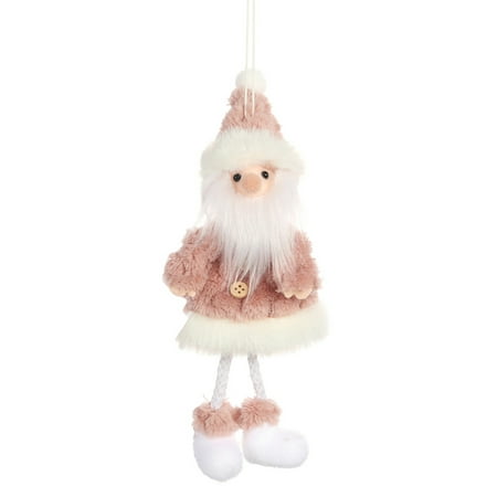 

Creative Christmas Tree Mini Hanging Doll Plush Santa Claus Hanging Pendant Christmas Party Xmas Tree Hanging Adornment