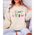 thumbnail image 5 of Girly Golf Graphics Sweatshirt for Women Preppy Golfing Sweater Sand Sweatshirt Adult Medium, 5 of 7