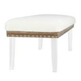 thumbnail image 4 of Jofran Brianna Modern Luxury Faux Fur Upholstered Bench with Clear Acrylic Legs, 4 of 5