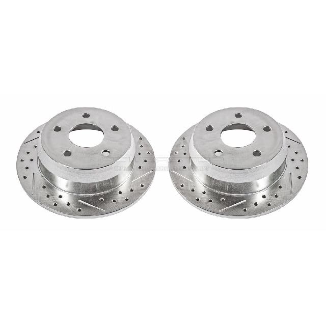 GOPARTS Replacement for 19992004 Jeep Grand Cherokee Rear Disc Brake Rotor Set (Laredo