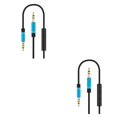 thumbnail image 1 of Matsuzay Sistema estéreo para automóvil Cable Computadora Auriculares Manos libres Llamada telefónica Control de cable Conector de 3,5 mm Cable de Type6 NO6, 1 of 5