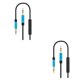 thumbnail image 1 of Matsuzay Sistema estéreo para automóvil Cable Computadora Auriculares Manos libres Llamada telefónica Control de cable Conector de 3,5 mm Cable de Type6 NO6, 1 of 5