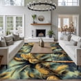 thumbnail image 3 of 6'x9' Area Rugs, Palm Tree Indoor Outdoor Area Rug for Living Room Bedroom, Retro Summer Botanical Tropical Plant Leaves Washable Bathroom Rugs Kitchen Floor Carpet Mats Home Decor Aesthetic, 3 of 8