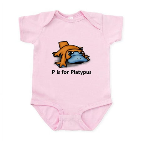 

CafePress - P Is For Platypus Infant Bodysuit - Baby Light Bodysuit Size Newborn - 24 Months
