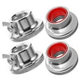 thumbnail image 1 of HEALEEP 4 Pcs Haltères Écrous de Sécurité en Fonte pour Routine d'Entraînement en Argent, 1 of 7