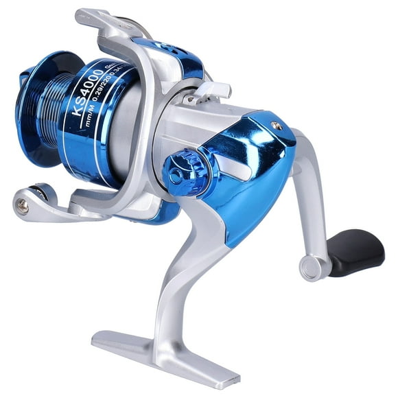 Reel, Universal Foldable 5.2:1  Reel, Interchangeable Rocker Arm for Sea Pole General Lure Pole 2000,3000,4000