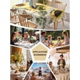 thumbnail image 5 of American Pastoral Style Table Cloth 60x60 Inch Square, Sunflower Flower Farm Waterproof Tablecloth Washable Table Cover for Party Picnic Dinner Decor, 5 of 9