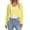 Yellow, variant on PBFRDSJ Women's Y2K Open Front Cardigan Textured Lettuce Trim Long Sleeve Loose Streetwear Chiffon Cover Up