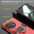 thumbnail image 2 of FIEWESEY for One Plus 11 5G Phone Case, Shoftproof Military Grade Drop Protective Case with Kickstand Rugged Phone Case for One Plus 11 5G (Red), 2 of 6