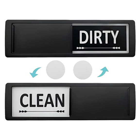 LAMIRO Clean Dirty Dishwasher Magnet Sign,Large Slide Dishwasher Indicator with Strong Sticky Tab