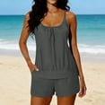 thumbnail image 2 of Sentmoon Woman Bathing Suits Women Swim Trunks and Bathing Suit Top Swimsuit for Women High Waist Stretchy with Pockets Regular Fit Bathing Suit Women for Swimming and Beaches S-2XL, 2 of 7