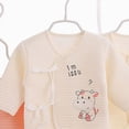thumbnail image 4 of Gibobby Newborn Rompers Infant Baby Boy Girl Clothes Sets 7 Pcs Cute Warm Jumpsuit Outfits Set Infant Baby Jumpsuit Set For 0-3 Months Infant Winter Clothes Set,Pink, 4 of 5