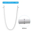 thumbnail image 2 of Unique Bargains 5.5 Feet White Velvet Stanchion Rope, Crowd Control Barrier Rope with Snap Hook, Silver, 2 of 6