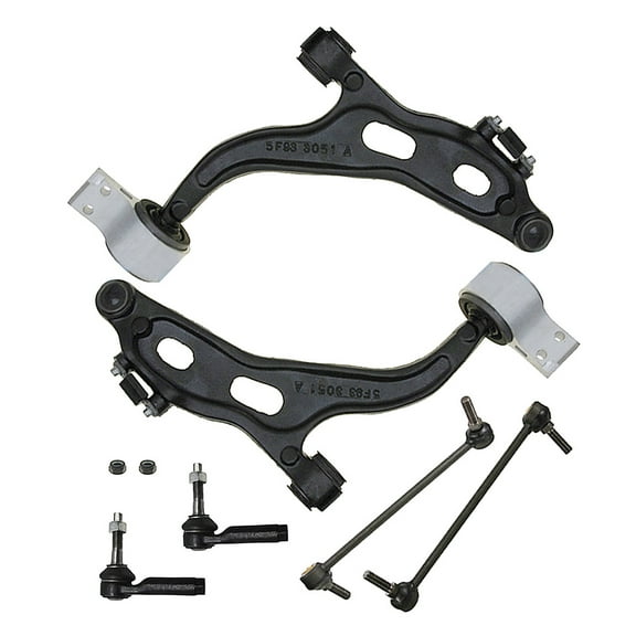 Fit for 10-12 Taurus Flex, Lincoln MKS MKT Front Lower Control Arm Tie Rods Kit