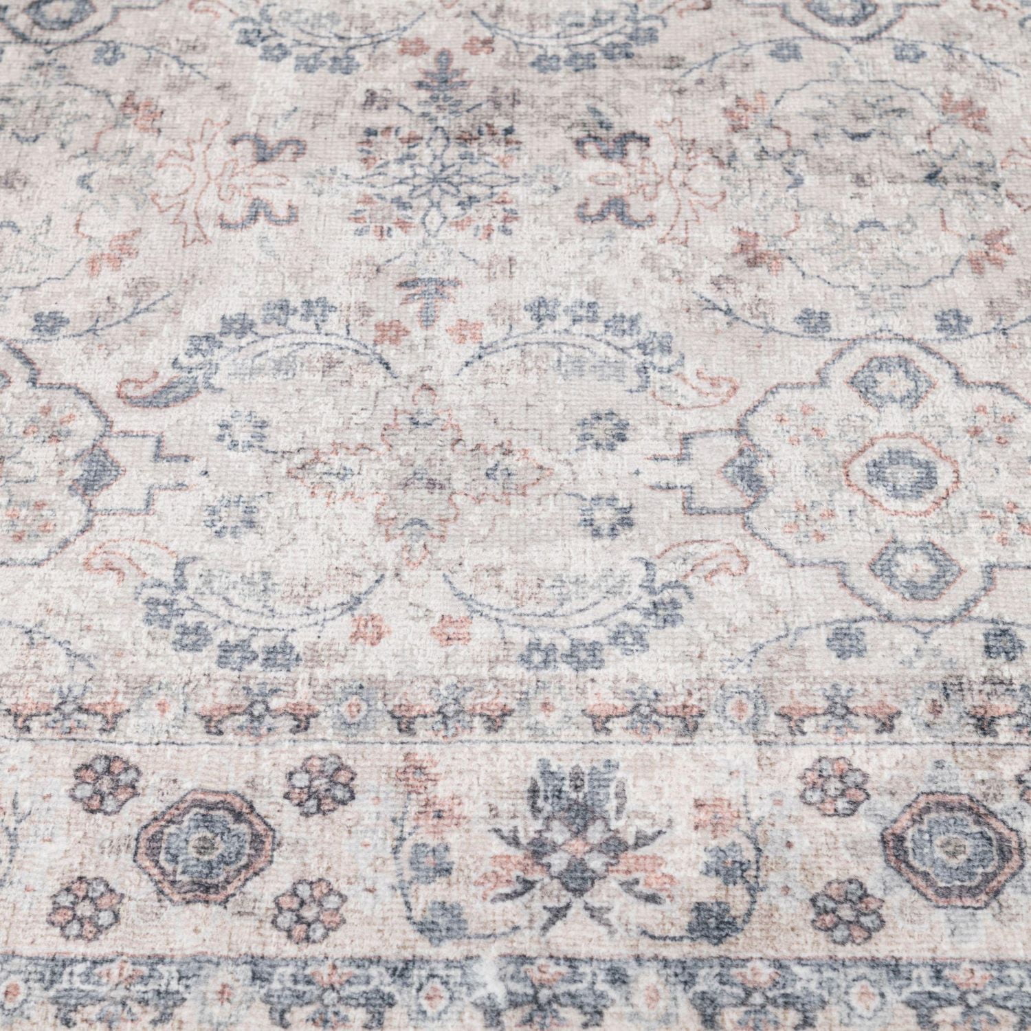 Banburry Light Grey and Dark Grey Woven Area Rug