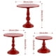 thumbnail image 2 of Juego de 3 soportes para tartas, soporte redondo de metal para tartas de postre, pizza de 8 pulgadas, 10 pulgadas, 12 pulgadas, bandeja para servir de Halloween para, 2 of 9